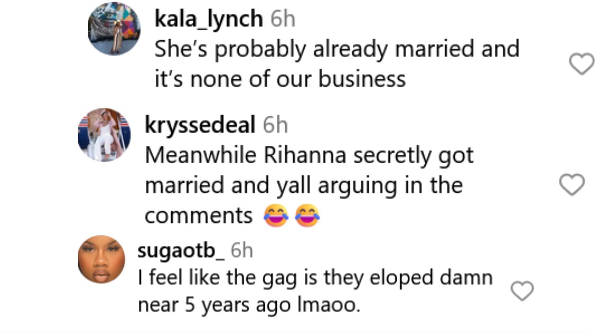 Netizens reacted as RiRi's pregnancy news circulated (Image via Instagram/@theshaderoom)